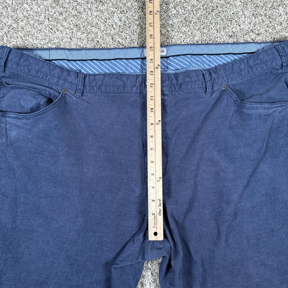 Peter Millar Pants Mens 50 Blue Cotton Modal Stretch Chino Coruduroy 5 pocket - Picture 6 of 15